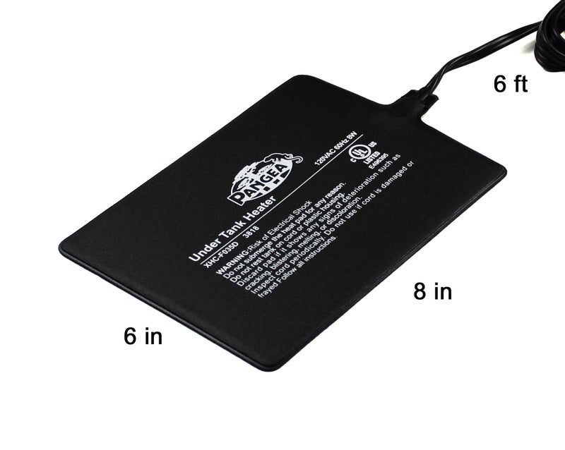Pangea Reptile Heat Mat (Medium, 6x8, 10-20 gal), Black (UTH6x8) - Image 2